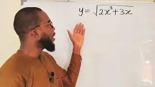 How to differentiate an explicit function that contains square root