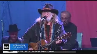 Country music legend Willie Nelson celebrates 90th birthday at Hollywood Bowl