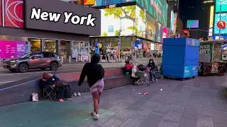 NYC 3am Virtual Tour Streets Of Manhattan Friday night