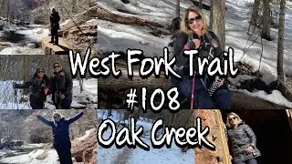 West Fork Trail, Sedona AZ, The hike that almost killed me! 1st time hiking in snow Hike#4~6.5 miles
