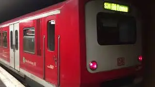 S-Bahn Hamburg- Ausfahrt einer BR 472 als Linie S31 in Harburg
