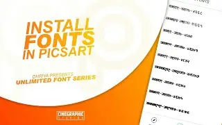 How To Add Fonts In PicsArt, Marathi Shree Lipi Fonts, DHRIYA Graphics