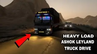 Driving Ashok Leyland With Heavy Load! 🚛 | Highway King | The Hardik Gaming