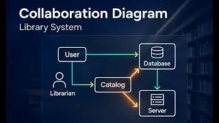 How to Build a Collaboration Diagram for a Library System (Step-by-Step with EdrawMax)