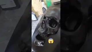 Human Skull / Motorcycle tank / How to make
