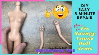 Vintage Barbie Doll Fix Swingy Loose Arm Easy Repair Arms How To DIY Dolls