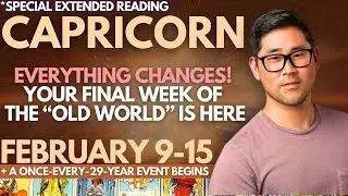Capricorn - TIME TO FOLLOW YOUR BLISS - ENORMOUS CHANGE THIS WEEK! 🌠 Feb 9-15 Tarot Horoscope
