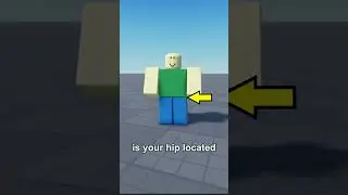 Ноги вашего аватара Roblox не имеют столкновений...