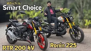 Daily Use के लिए RTR 200 या Ronin 225 ? Honest Comparison ! City + Highway कौन सी बेहतर ?