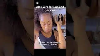 Aloe Vera for skin and hair care #glowup #mom #lifestyle #aloevera #skincare #haircare