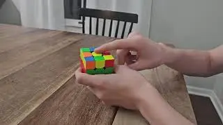 Rubik Cube: Step 4:Solving the yellow cross
