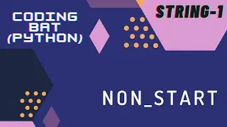 Non_Start- Coding Bat | Tamil Community