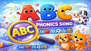 ABC Phonics Song for Kids | Learn Alphabet Sounds | Nursery Rhymes