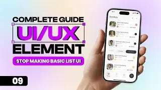 UI Elements Explained List Design  (Free Template)  6 Secret States Every UI Designer Must Know