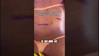 Kit p&oacute;s sol, parafina e acelerador #shortvideo #sol #marquinha #bronzeado #bronze #parafina