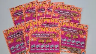 #1334 Premiera zdrapki Pensja 👍💰😄 plus bonus ☕️🍪