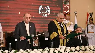 Justice Aminuddin Khan takes oath as first chief justice of Federal Constitutional Court