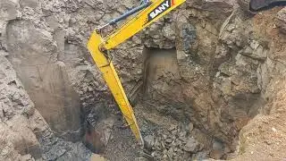 100ft deep well digging by SANY Excavator