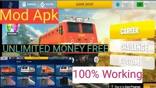 Indian train simulator unlimited gems & unlimitedmoney I| free & easy stap ||📱👍@hanif A rail gamer67