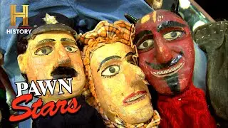 $3,200 CREEPY Puppets Amidst Buffalo Ben Collection (Season 4) | Pawn Stars