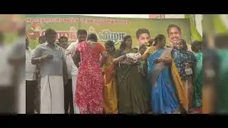 ஆவடி மாநகராட்சி மகளிர் சுய உதவிக் குழுக்கள் சார்பில் மாபெரும் பொங்கல் விழா நடைபெற்றது வாழ்த்துக்கள் 