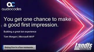 You Get One Chance to Make a Good First Impression   Building A Great Bot Experience