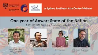SSEAC Webinar: One year of Anwar: State of the Nation