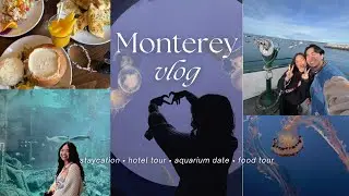 Monterey Staycation Vlog 🦦 (Hotel Tour, Food Tour, Aquarium Date) | Asawwako