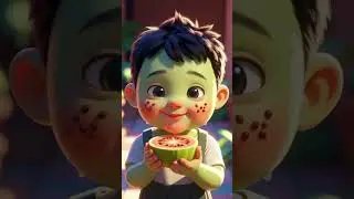 Cute fruit babies eating food #food #kids