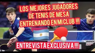 “Así entrenan los MEJORES jugadores de Argentina 🏓 | Cifuentes y Lorenzo en acción”