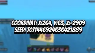 Broken Ship, Seed Minecraft!!!