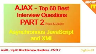 AJAX - Top 60 Best Interview FAQs - Part 2