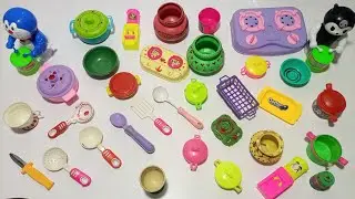 4 Minutes Satisfying with Unboxing Barbie doll Kitchen set Colorful Toy Swing Slide House Review
