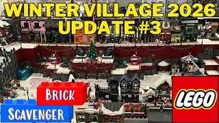 Lego Winter Village Update including a Parade, Elves, and a Medieval Castle!