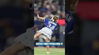 A Gausman family first pitch 💙