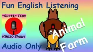 ESL English Listening Fun Story - 17 Animal Farm (Audio Only) With Free Worksheet