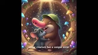 A MOLE With A SUPER NOSE! Kids Educational Animal Story | Short Bedtime Tale🤯 #cartoon #kids
