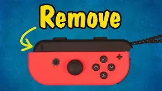 How to Remove a Stuck Wrist Strap on Nintendo Switch Joy-Con Controller (Backward Joycon Wriststrap)
