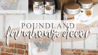 DIY POUNDLAND *FARMHOUSE* DECOR