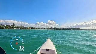 Beautiful glide! NK Breeze surfski