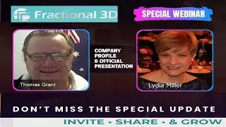 Lydia and Tom do a presentation on Camhirst and Fractional 3D