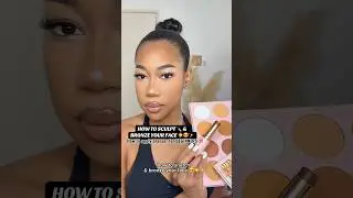 HOW TO SCULPT & BRONZE THE FACE FOR BEGINNERS ! BRONZER 101✨ #makeup #makeuptutorial