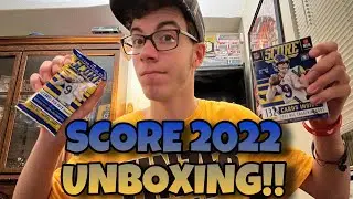 NFL SCORE 2022 BLASTER BOX & 40 CARD VALUE PACK UNBOXING!!