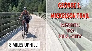 George S. Mickelson Trail | Mystic to Hill City | 8-Mile Uphill Adventure!