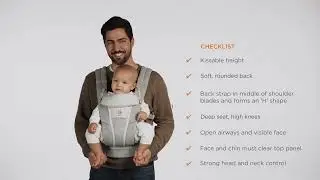 Ergobaby Omni Breeze Baby Carrier: Front Outward Facing Position
