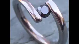 Black Diamond Titanium Rings