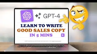 Tutorial Writing Sales Copy using AI / Chat-GPT-4