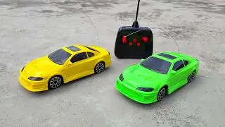 Two Mini RC Car Remote Control Unboxing and Testing