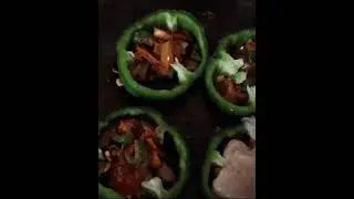 new style snacks for evening tea time/ stuffed capsicum recipe #newrecipe #trendingshorts #capsicum