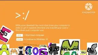 Windows 10 Kill Screen but Spanish and French Alphabet Lore want to watch YouTube 
